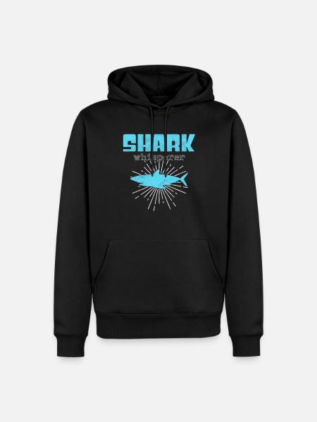 Shark Whisperer - Men’s Premium Organic Hoodie - black