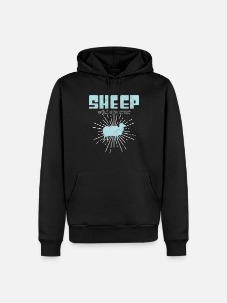 Sheep Whisperer - Men’s Premium Organic Hoodie - black