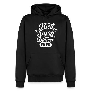 Best Salsa Dancer of All Time Hobby Dancing Dance - Men’s Premium Organic Hoodie - black - Front - Nico (187cm)