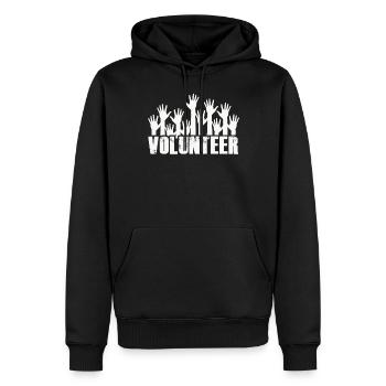 Freiwilliger Ehrenamt Freiwillig Ehrenamtlicher - Männer Premium Bio Hoodie - Schwarz - Vorne - Nico (187cm)