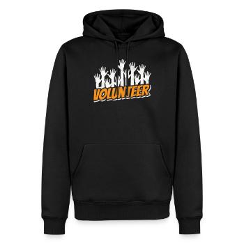 Freiwilliger Ehrenamt Freiwillig Ehrenamtlicher - Männer Premium Bio Hoodie - Schwarz - Vorne - Nico (187cm)