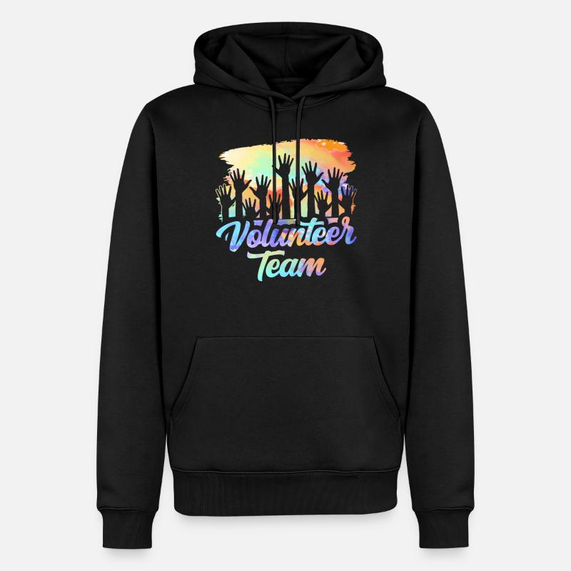 Freiwilligen Team Freiwilliger Freiwillig Beruf - Männer Premium Bio Hoodie - Schwarz
