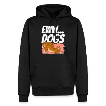 Igitt Hunde Haustier Liebhaber Süß Katze Katzen - Männer Premium Bio Hoodie - Schwarz - Vorne - Nico (187cm)