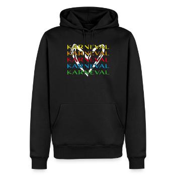 Karneval Fasching 5. Jahreszeit Kostümersatz - Männer Premium Bio Hoodie - Schwarz - Vorne - Nico (187cm)