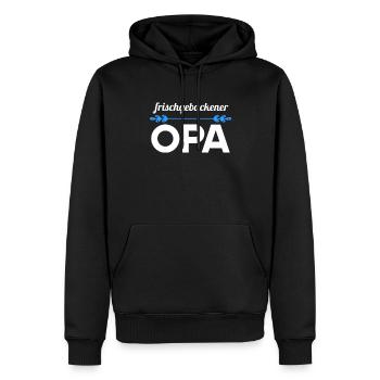 Stolzer frischgebackener Opa - Männer Premium Bio Hoodie - Schwarz - Vorne - Nico (187cm)