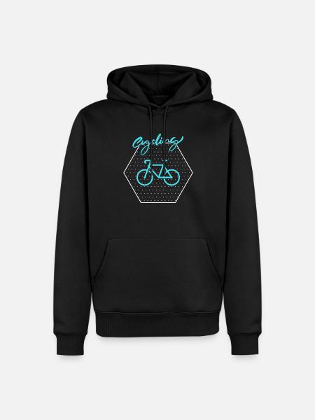 Bike - Men’s Premium Organic Hoodie - black