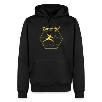 Fechten - Männer Premium Bio Hoodie - Schwarz - Vorne - Nico (187cm)