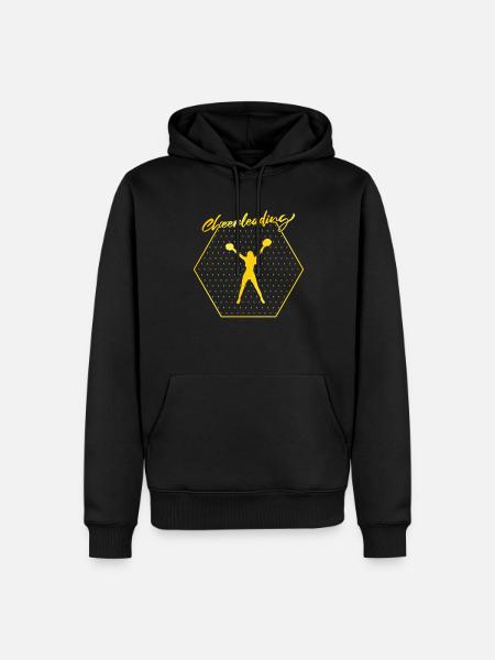 cheerleading - Sweat à capuche Premium bio Homme - noir