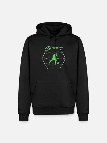 Soccer soccer - Men’s Premium Organic Hoodie - black