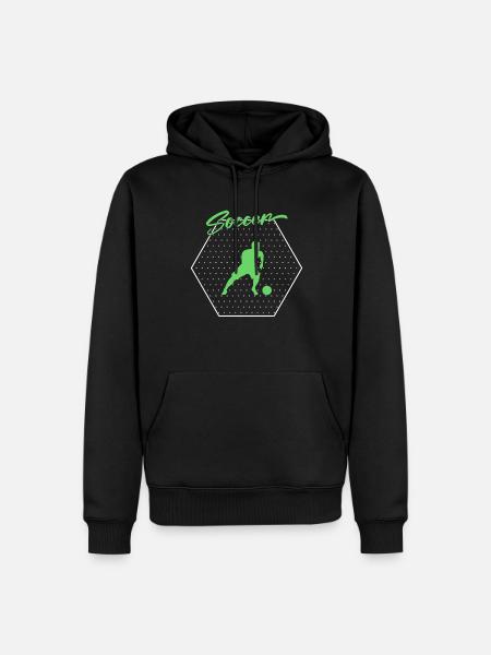 Soccer soccer - Men’s Premium Organic Hoodie - black