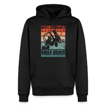 Bester Gabelstapler-Rodeo-Fahrer - Lustiger - Männer Premium Bio Hoodie - Schwarz - Vorne - Nico (187cm)