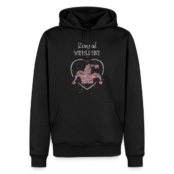 Karnevalfan Fasching Kostümersatz 5. Jahreszeit - Männer Premium Bio Hoodie - Schwarz - Vorne - Nico (187cm)