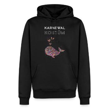 Karneval Kostümersatz Konfetti Kölner Fasching - Männer Premium Bio Hoodie - Schwarz - Vorne - Nico (187cm)