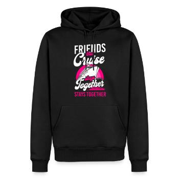 Cruise Ship Vacation Friends - Männer Premium Bio Hoodie - Schwarz - Vorne - Nico (187cm)