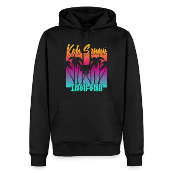 Koh Samui Thailand - Männer Premium Bio Hoodie - Schwarz - Vorne - Nico (187cm)