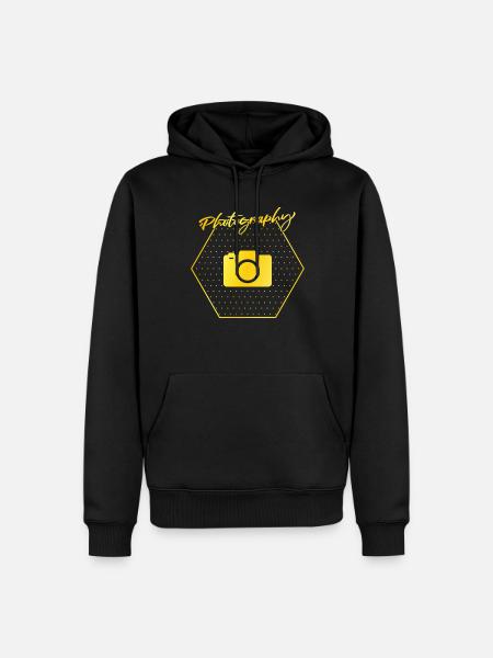 Photography - Men’s Premium Organic Hoodie - black