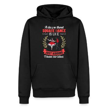 Square Dance Musik Caller Volkstanz Tänzer Usa - Männer Premium Bio Hoodie - Schwarz - Vorne - Nico (187cm)