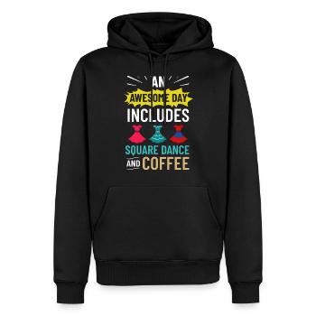 Square Dance Musik Caller Volkstanz Tänzer Usa - Männer Premium Bio Hoodie - Schwarz - Vorne - Nico (187cm)