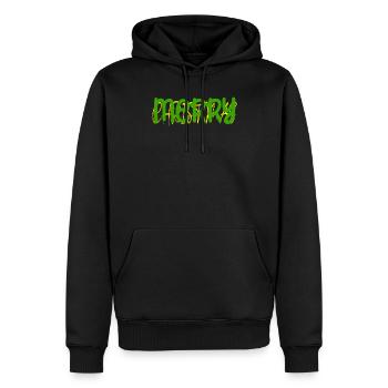 Fröhliche Weihnachten Ugly Christmas Sweater - Männer Premium Bio Hoodie - Schwarz - Vorne - Nico (187cm)
