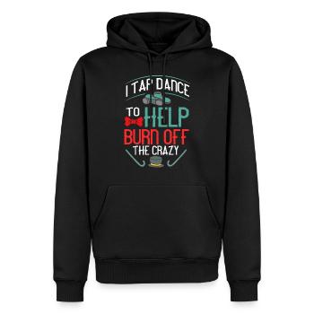 Stepptanz Anfänger Schuhe Musik lernen Tänzer - Männer Premium Bio Hoodie - Schwarz - Vorne - Nico (187cm)