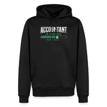 Accountant Bookkeeper Accounting - Männer Premium Bio Hoodie - Schwarz - Vorne - Nico (187cm)