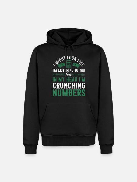 Accountant Bookkeeper Accounting - Männer Premium Bio Hoodie - Schwarz