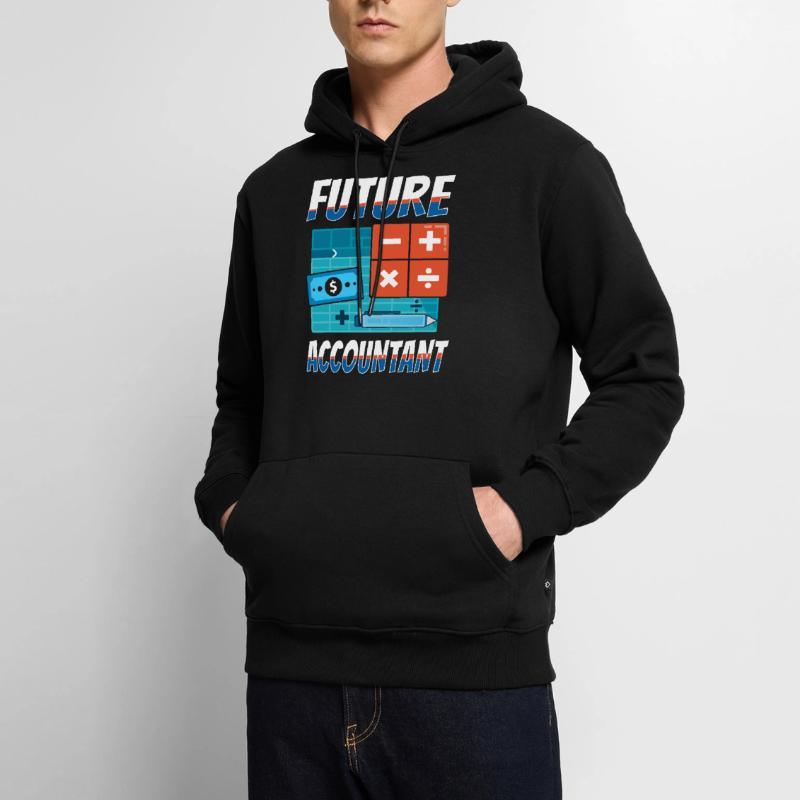 Comptable Comptable Comptable Comptabilité Sweat à capuche Premium bio Homme