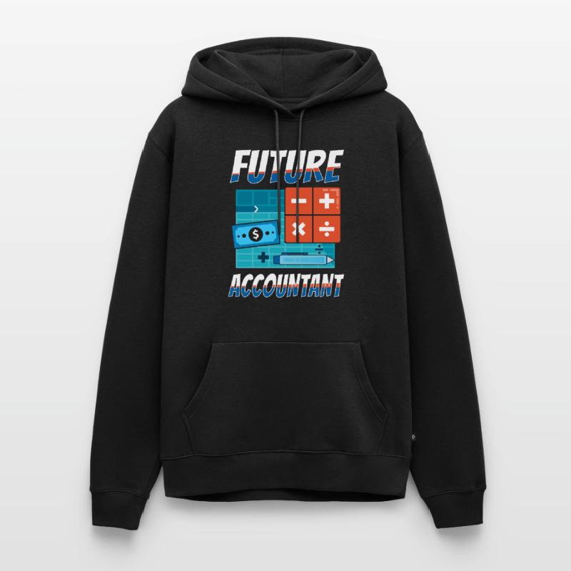 Comptable Comptable Comptable Comptabilité Sweat à capuche Premium bio Homme