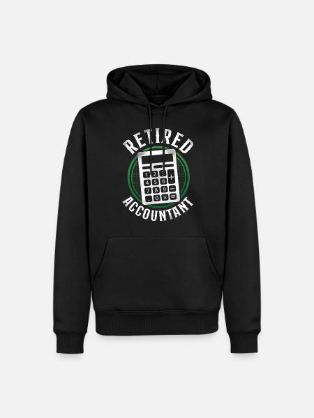 Comptable Comptable Comptable Comptabilité - Sweat à capuche Premium bio Homme - noir