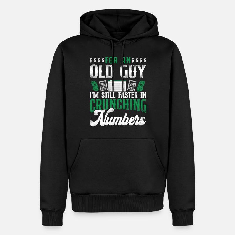 Comptable Comptable Comptable Comptabilité - Sweat à capuche Premium bio Homme - noir