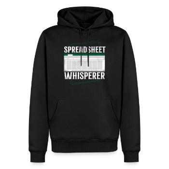 Accountant Bookkeeper Accounting - Männer Premium Bio Hoodie - Schwarz - Vorne - Nico (187cm)