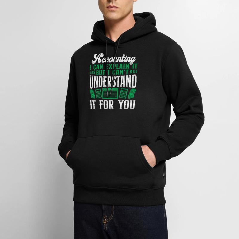 Comptable Comptable Comptable Comptabilité Sweat à capuche Premium bio Homme