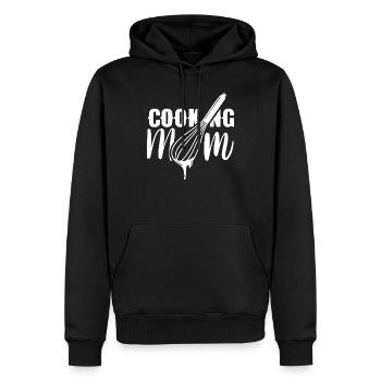 Cuisiner Maman Cuisiner Cuisiner Cuisiner Mère - Sweat à capuche Premium bio Homme - noir - Devant - Nico (187cm)