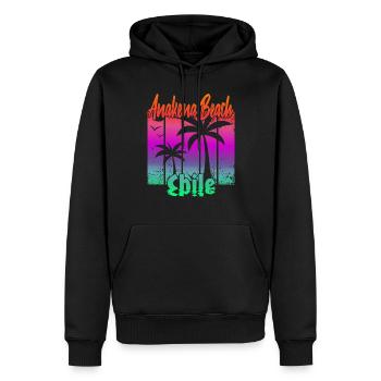 Anakena Beach Chile - Männer Premium Bio Hoodie - Schwarz - Vorne - Nico (187cm)