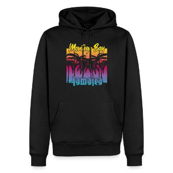 Montego Bay Jamaïque - Sweat à capuche Premium bio Homme - noir - Devant - Nico (187cm)