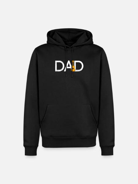 Guitar Papa - Men’s Premium Organic Hoodie - black