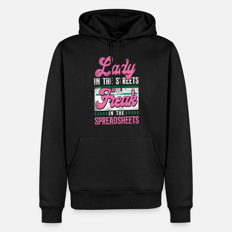 Comptable Comptable Comptable Comptabilité - Sweat à capuche Premium bio Homme - noir