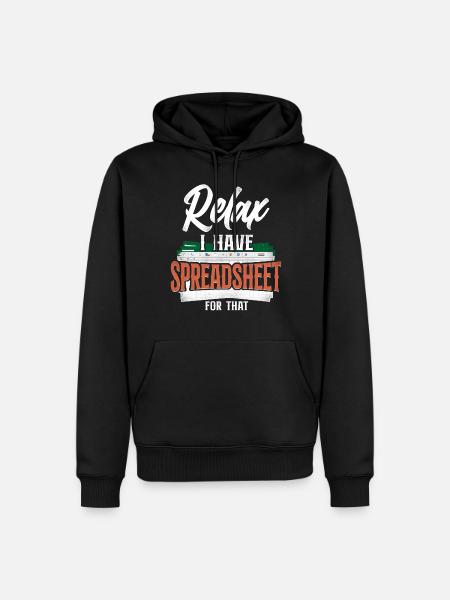 Comptable Comptable Comptable Comptabilité - Sweat à capuche Premium bio Homme - noir