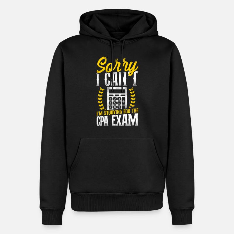 Comptable Comptable Comptable Comptabilité - Sweat à capuche Premium bio Homme - noir