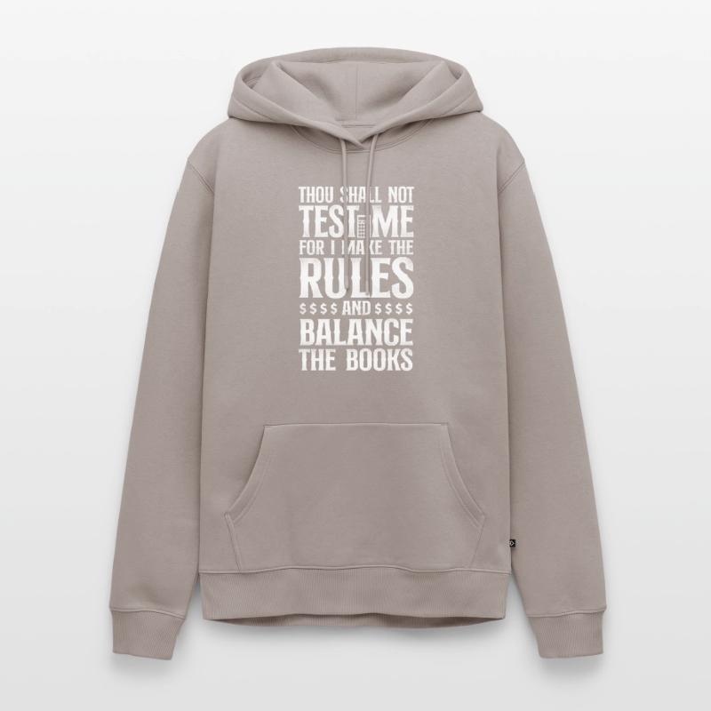 Comptable Comptable Comptable Comptabilité Sweat à capuche Premium bio Homme