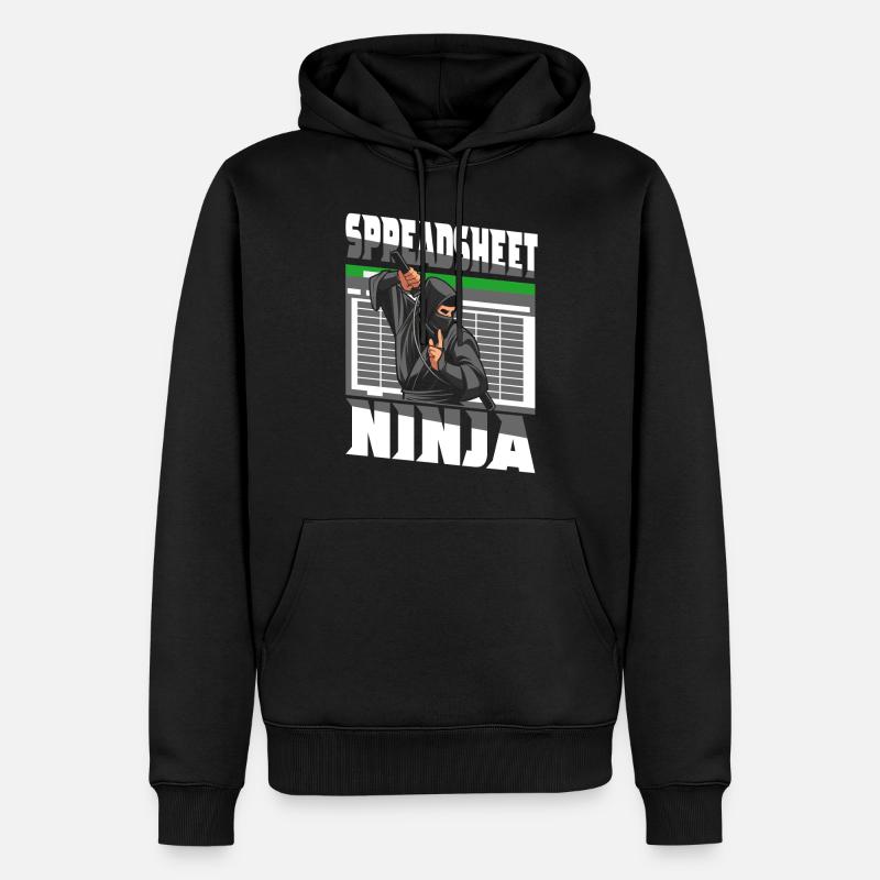 Comptable Comptable Comptable Comptabilité - Sweat à capuche Premium bio Homme - noir