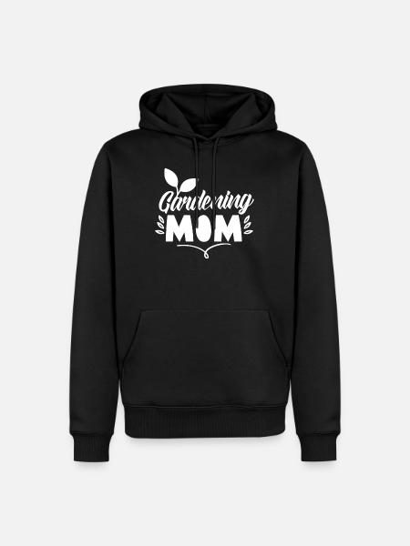 Garten Mama Gartenbau Gärtnerin Mutter - Männer Premium Bio Hoodie - Schwarz