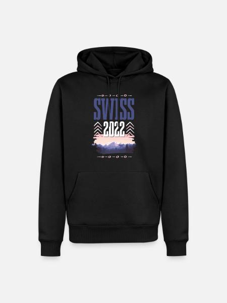 Swiss 2022 - Men’s Premium Organic Hoodie - black