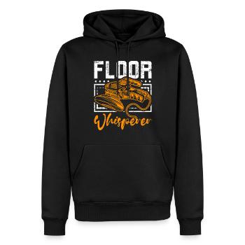 Flooring installer floor whisperer - Männer Premium Bio Hoodie - Schwarz - Vorne - Nico (187cm)