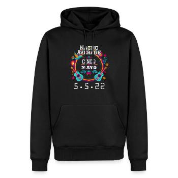 Nacho Durchschnittlich Cinco de Mayo 5/5/22 Funny Mexican H - Männer Premium Bio Hoodie - Schwarz - Vorne - Nico (187cm)