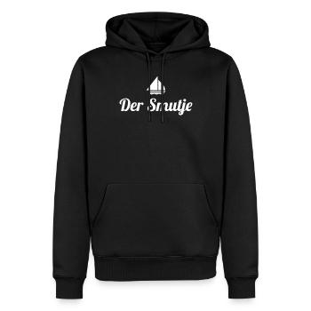 Der Smutje - Männer Premium Bio Hoodie - Schwarz - Vorne - Nico (187cm)