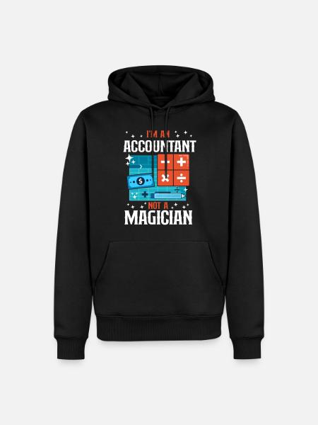 Comptable Comptable Comptable Comptabilité - Sweat à capuche Premium bio Homme - noir