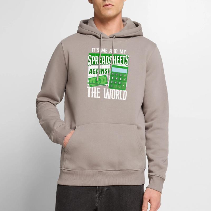 Comptable Comptable Comptable Comptabilité Sweat à capuche Premium bio Homme