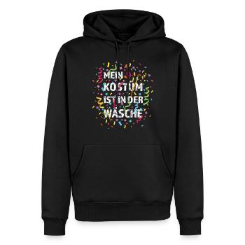 Konfetti Karneval Fasching Fasnacht 5. Jahreszeit - Männer Premium Bio Hoodie - Schwarz - Vorne - Nico (187cm)