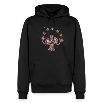 Karneval Fasching 5. Jahreszeit Kostümersatz - Männer Premium Bio Hoodie - Schwarz - Vorne - Nico (187cm)